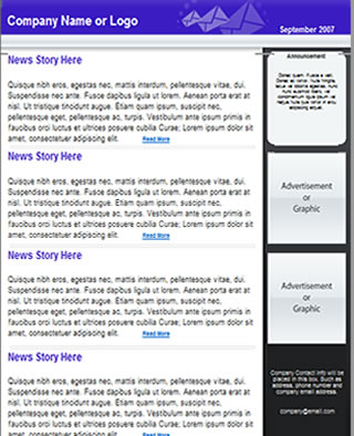 Descargar Template Web. Descargar Newsletter Template