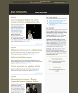 Newsletter Template Gratis. Template html, css, php, web, psd