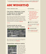 Newsletter Template Gratis. Template html, css, php, web, psd