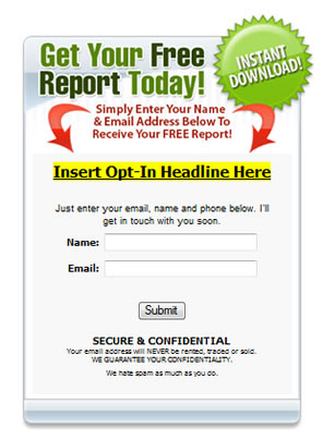 Download Free Subscription Form Template. Download Email Opt-in Template