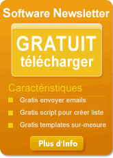 Envoyer Newsletter et Emails: Logiciel gratuit