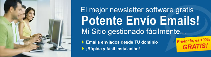 Enviar email, newsletter y correo masivo